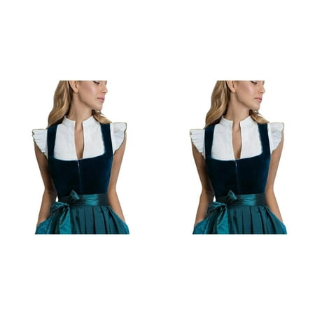 2-Pack Germany Oktoberfest Womens Vintage Dirndl Dress Short Sleeve Dress Stage Performance Dress Tank Vest Tops Lingerie for Women Christmas Skirt Valentine s Day Lingerie for Women plus Size