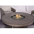 thumbnail image 6 of Direct Wicker 8-Piece Patio Conversational Sofa Set with Aluminium Firepit Table & Rattan Chairs - Grey, 6 of 6