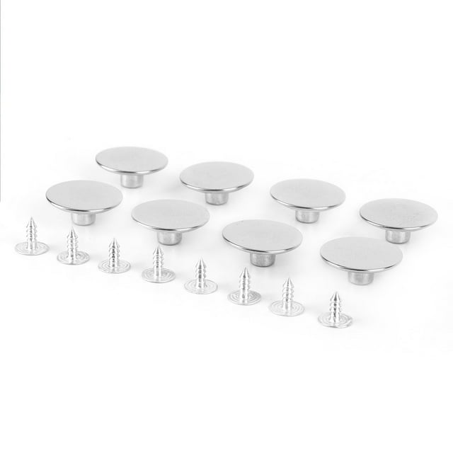 Botones Instantáneos, Botones de Mezclilla sin Costura, Botón a Presión Desmontable de Repuesto para Ropa para Reparación del Hogar para Unirse a la(Hebilla de jeans blanco brillante de 20 mm)