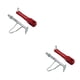 thumbnail image 3 of Riwesomey Pata de cabra antideslizante universal para motocicleta, soporte lateral ajustable, reparación de motocicletas, accesorios Rojo 2piezas, 3 of 6