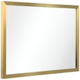 thumbnail image 5 of Empire Art Direct PSM-60106-2030 Contempo Brushed Stainless Steel Gold rectangular Wall Mirror, 5 of 14