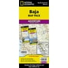 National geographic adventure map: baja [map pack bundle] - folded map: 9781597752237