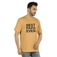 thumbnail image 2 of Inkmeso Men's Graphic Printed Best Papa Ever. Tshirt Crew Neck Tee For Father's Day Gift Shirt, 2 of 7