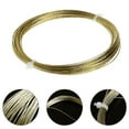 thumbnail image 1 of BUYISI Braiding Line Windshield Wire Rope Gold Braided Wire Gold Roll Golden Wire Rope Cut Out Pull Rope Removal Tool, 1 of 5