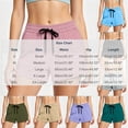 thumbnail image 3 of Cagogo Women's High Waisted Drawstring Shorts with Pockets Quick Dry Casual Loose Sport Shorts Summer Beach Work Lounge Athletic Shorts, Green XL, 3 of 6