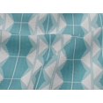 thumbnail image 4 of oneOone Viscose Jersey Fabric Triangle & Hexagon Geometric Print Sewing Fabric BTY 60 Inch Wide, 4 of 5