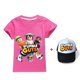 thumbnail image 1 of STUMBLEing-camisetas con estampado 3D para niños, pijamas de verano para niños pequeños, Camiseta de algodón + Pantalones cortos, disfraz para niñas, ropa deportiva informal, 1 of 4