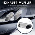 thumbnail image 4 of 2Pcs for C180 Car Exhaust Muffler Tip Stainless Steel Pipe Chrome Modified Rear Tail Throat Liner Accessories, 4 of 9