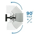 thumbnail image 5 of Mount-It! Quad Low Profile Heavy Duty, Anti-Theft, Universal, 5.1 Channel Surround Sound, Satellite Speaker Ceiling and Wall Mount Brackets (MI-SB03), 5 of 6