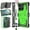 Green, variant on Motorola Moto G 5G 2025 Case with Holster Clip [3-in-1 Rotating Belt Clip & Kickstand] Built-in Screen Protector, Shockproof Full-Body Cover, Wireless Charging Compatible – Blue