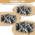 thumbnail image 7 of Renewold Kitchen Appliance Cover for Toaster Oven Microwave Oven Air Fryer, with Storage Pockets Dust Protection Easy Clean Kitchen Accessories, 20.5 x 16.5 x 10 Inches, Black Cow Print, 7 of 7