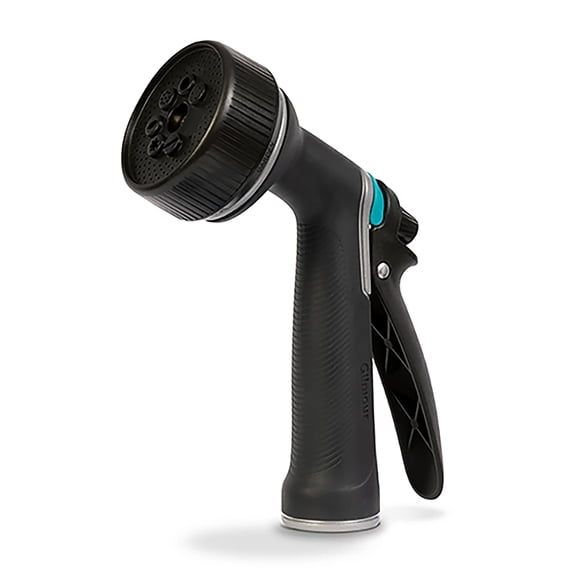 Gilmour Medium Duty Garden Hose Nozzle with 7 Adjustable Spray Patterns, Water Hose Nozzle for Watering Garden or Lawn, Black