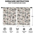 thumbnail image 2 of Blackout Kids Curtains,Beige Christmas Winter Scene Pattern Childrens Insulated Curtains Set Of 2,Bedroom Essentials,Toddler Room Decor 42"x54", 2 of 5
