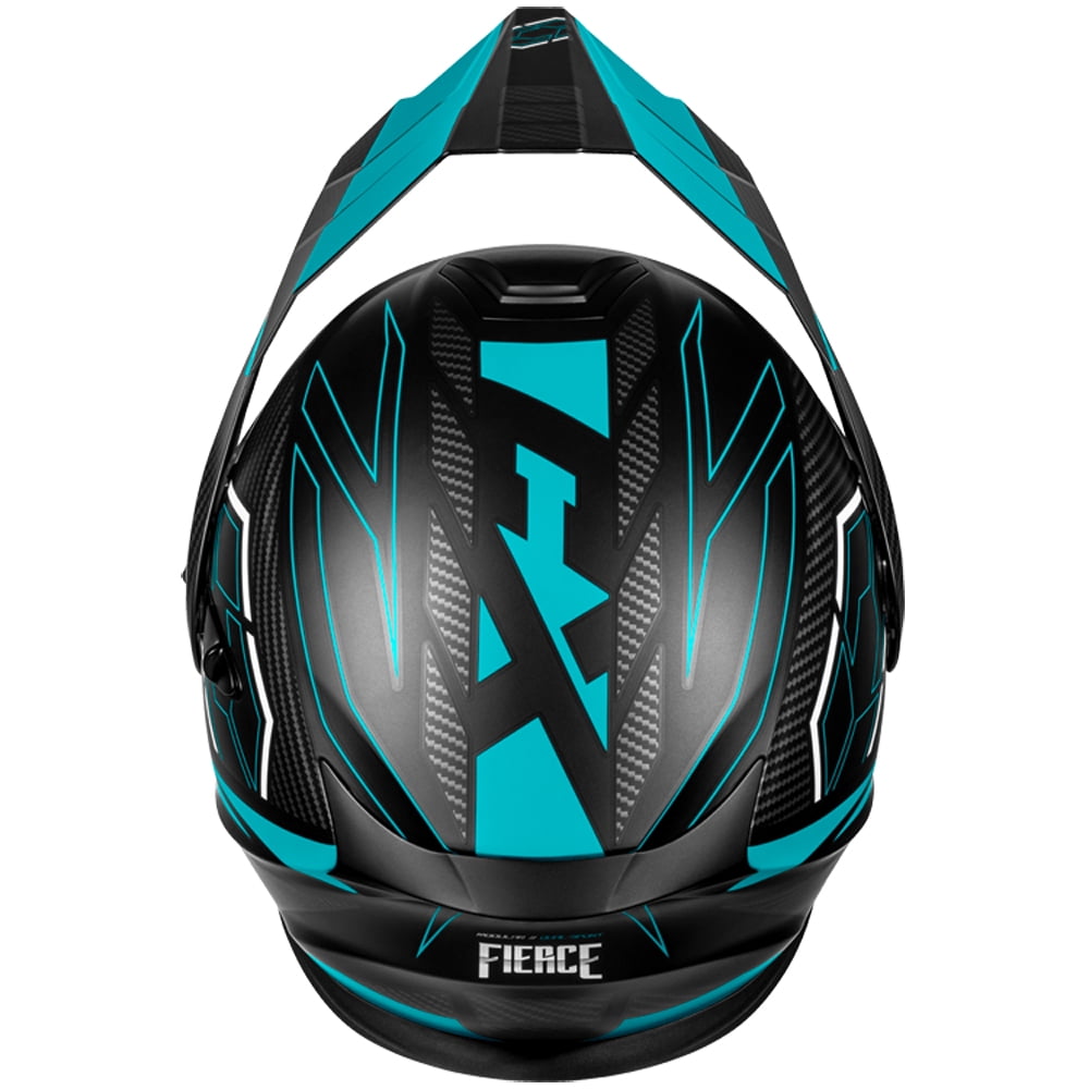 Castle CX950 V2 Fierce Modular Snow Helmet w/Electric Shield Turquoise 3XL