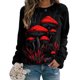 thumbnail image 2 of Xuyuer Womens Casual Fashion Sweatshirts Loose Pullover Sweatshirt Long Sleeve Crewneck Tops, 2 of 5