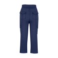 thumbnail image 4 of Girls Wide Leg Cargo Pants Size 10-12 Drawstring High Waist Sweat Pants Flap Pocket Hiking Trousers 5T, 4 of 6