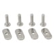 thumbnail image 5 of 6 piezas Tornillos de riel de kayak de acero inoxidable kit de reemplazo de montaje de montaje sólido kayak y canoa accesorios, 5 of 9