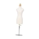 thumbnail image 4 of Mini forma de vestido, Mini maniquí, exhibición de vestido, Torso, modelo de vestido en miniatura, modista en miniatura para coser diseño de vestuario M y Plata, 4 of 8