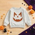 thumbnail image 2 of KPOPLK Toddler Boys Sweatshirts Long Sleeve Pumpkin Print Shirt Halloween Pullover Top Tee Kids,Size 2-3 Years, 2 of 7
