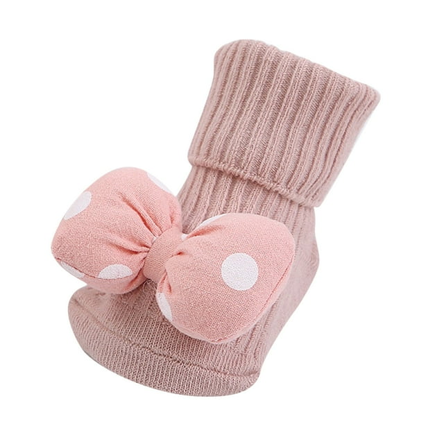 B91xZ Chaussettes Bébé pour Enfants Filles Garçons Mignonnes Dessin Animé Invisibles Mode Coton, Rouge Pastèque L Nourrisson