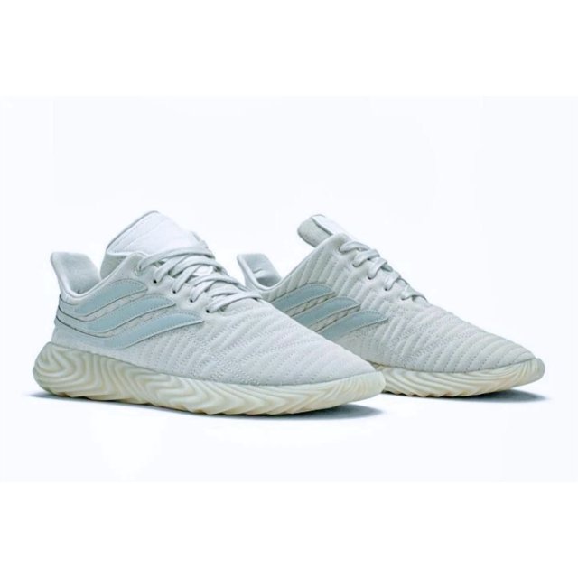 Size 9.5- Adi - das Sobakov Grey Clear /Orange BD7565 Suede /Leather/Reflective III
