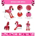 thumbnail image 3 of DolliBu Happy Mother's Day Super Soft Plush Pink Tie-Dye Flamingo - Cute Stuffed Animal Present with Pink Heart Message for Best Mommy, Grandma, Wife, Daughter - Cute Plush Toy Gift – 8 Inches, 3 of 6