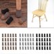 thumbnail image 2 of 24 fundas elásticas para patas de sillas, cubrepatas de muebles con almohadillas gruesas., 2 of 5