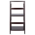 thumbnail image 4 of Scranton & Co 2-Tier Transitional Solid Wood Book Shelving Unit in Espresso, 4 of 12