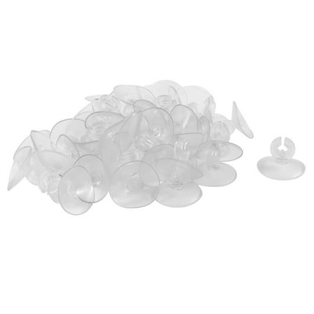 Unique Bargains 50 Pieces 6mm Dia Fish Tank Air Pump Tube Co2 Hose Supports Holders Suction Cups
