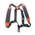 thumbnail image 2 of Saxophone Shoulder Strap,Reduces Neck Stress Padded Shoulder & Chest Sax Strap Leather Double Shoulder Saxophone Harness Strap for Alto Tenor Baritone Soprano Saxophone, 2 of 7