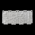 thumbnail image 3 of Paneles de cortinas transparentes de 2 piezas Cortina Romana Pequeña Perforada de 2 Piezas, Cortina de Cocina, Gasa Fanmusic Paneles de cortinas transparentes de 2 piezas, 3 of 7