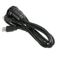 thumbnail image 5 of Cable de montaje empotrado para coche tipo C 3,0 USB 3,0 macho a hembra, Cable de montaje empotrado impermeable para salpicadero de coche, barco y motocicleta, 5 of 5