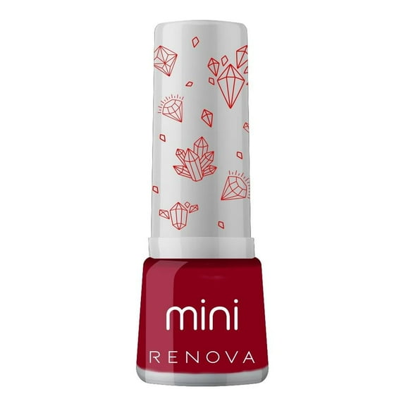 Esmalte para uñas Renova mini Vale rojo encendido 7.7 ml
