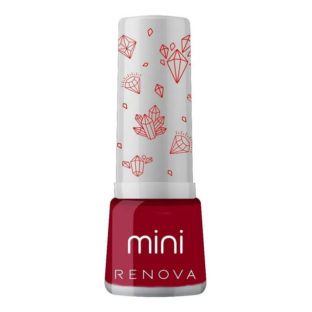 Esmalte para uñas Renova mini Vale rojo encendido 7.7 ml