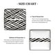 thumbnail image 5 of Fotbe Black White Stripes Porta Pañuelos Decorativo de Cuero, Caja Cuadrada Moderna para Pañuelos Faciales, Organizador y Dispensador 5x5x5'', 5 of 7