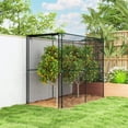 thumbnail image 6 of Outsunny Crop Cage, Plant Protection Tent with Zippered Door, Plant Protector from Animals for Vegetables, Flowers, Fruits, Raised Beds, Black, 6 of 9