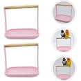 thumbnail image 4 of 2-in-1 Wooden Bird Training Stand & Perch with Tray Portable Lightweight Tabletop Parrot Feeding Station for Parakeets Conures Lovebirds Cockatiels Finches Indoor Small Bird Activity Playstand, 4 of 8