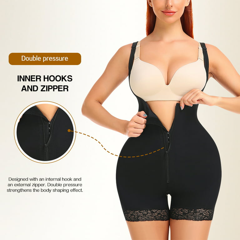Tummy Control Shapewear for Women Seamless Fajas Bodysuit Open