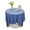 Blue#2, variant on Linen Tablecloth with Fringe 55x55 Inch Square Table Cloth for Small Tables Cotton Linen Blend Fabric for Wedding Party Dining Room Indoor Outdoor Use Machine Washable Wrinkle Resistant Blue