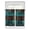Dark Green Teal Green Turmeric, variant on Teal Brown Wood Kitchen Curtains Tier 36 Inch Length, Vintage Simple Chic Board Rod Pocket Light Filtering Window Curtains Living Room Bedroom Curtain Drapes Cafe Curtain 27.5''x36''x2