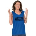 thumbnail image 4 of Autism Seeing the World Differently Plus Size Graphic Tank Top Brisco Brands 2X, 4 of 5