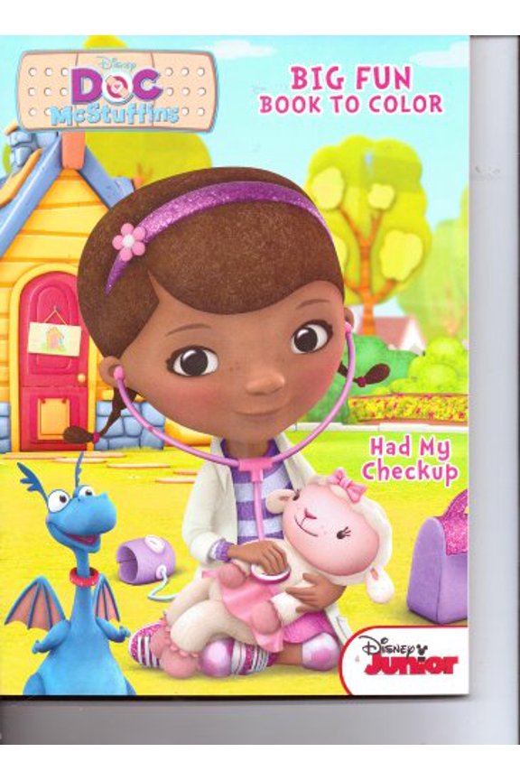 Pre-Owned Doc McStuffins Big Fun Book to Color ~ Had My Checkup, 9781453068731, 1453068732, Paperback,