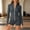 Dark Gray, variant on Ynynloco Women 2 Piece Tracksuit Zip Jacket High Waist Tummy Control Leggings Long Sleeve Jacket With Thumb Hole, Leggings Athletic Gym Yoga Outfit