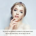 thumbnail image 4 of WRITWAA Delicate Metal Wedding Crown Headband with Rhinestones Bridal Tiara for Formal Hairstyle, 4 of 6