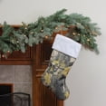 thumbnail image 2 of Northlight 21.5" Tree Print Camouflage with Pocket and White Cuff Christmas Stocking, 2 of 4