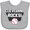 AC-Heather Grey, variant on Inktastic Cleveland Rocks with Baseball Boys or Girls Baby Bib