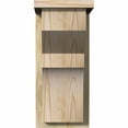 thumbnail image 2 of 8"W x 10"D x 18"H Monterey Rough Sawn Corbel w/Backplate, Douglas Fir, 2 of 9