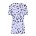 thumbnail image 4 of Fengactive Women's Plus Size Pajama Set Cute Cartoon Print Sleepwear Short Sleeve Top and Shorts Loungewear, 4 of 5