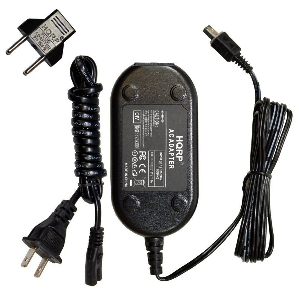 HQRP Replacement AC Adapter / Charger for JVC GRAXM17U / GRAXM17U Camcorder with USA Cord