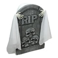 thumbnail image 2 of Northlight 20.75" Prelit Ghost Behind Tombstone Animated with Sound Halloween Decoration -, 2 of 2